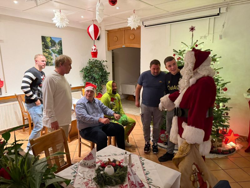 Weihnachtsfeier 2025 der Fußball Jugendtrainer*innen.
